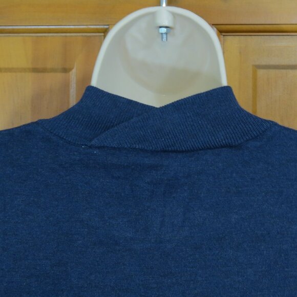 Sunday Women's Navy Sweater Crew Neck Viscose Blend Size Large - Picture 6 of 11